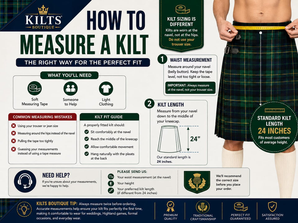How to Measure a Kilt Correctly