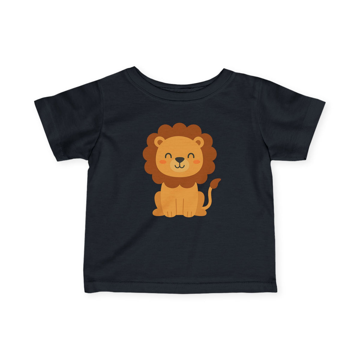 Adorable Lion-Themed Infant Fine Jersey Tee, Cute Baby Shirt, Toddler Shirt, Animal Print Tee, Unique Baby Gift, Kid's Apparel
