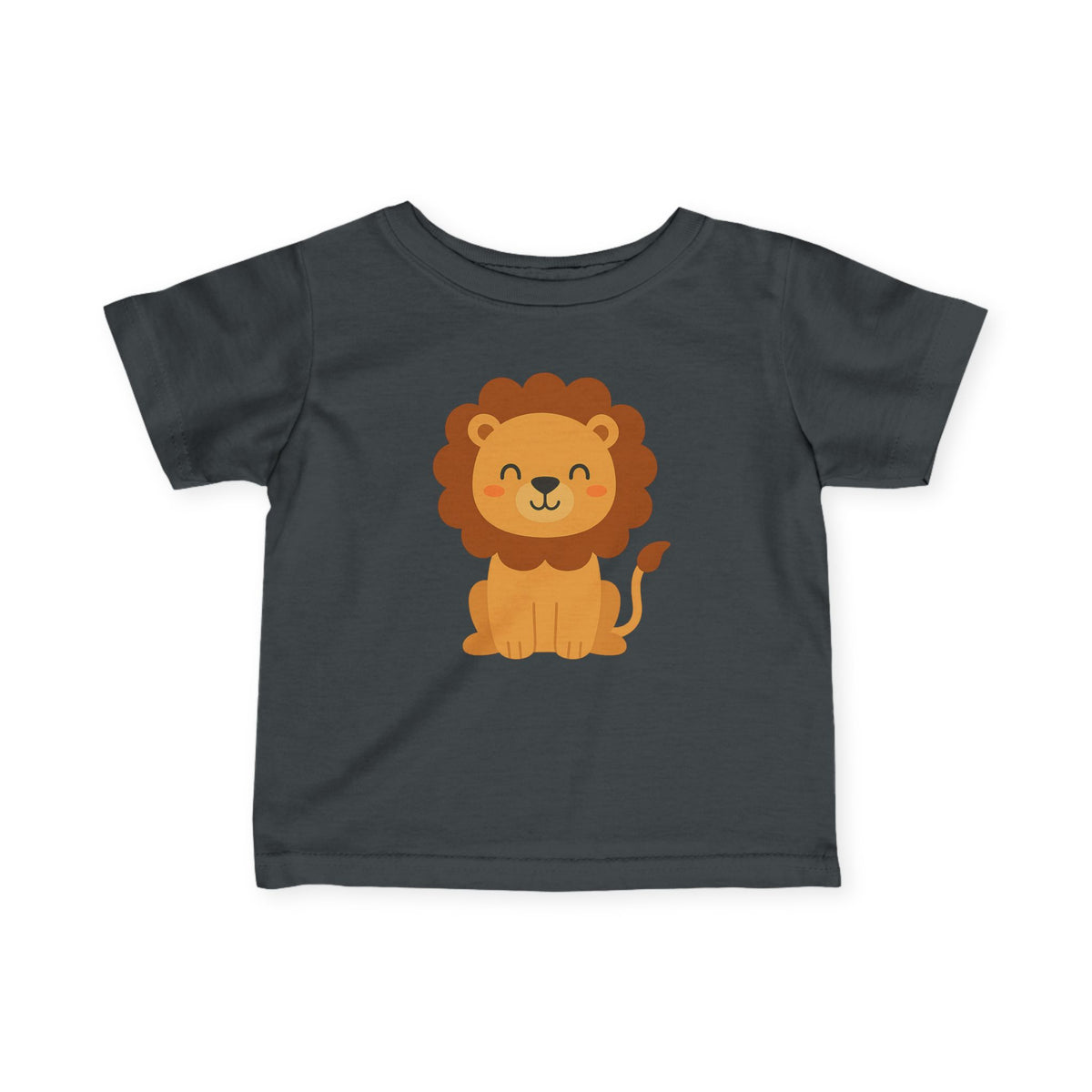 Adorable Lion-Themed Infant Fine Jersey Tee, Cute Baby Shirt, Toddler Shirt, Animal Print Tee, Unique Baby Gift, Kid's Apparel