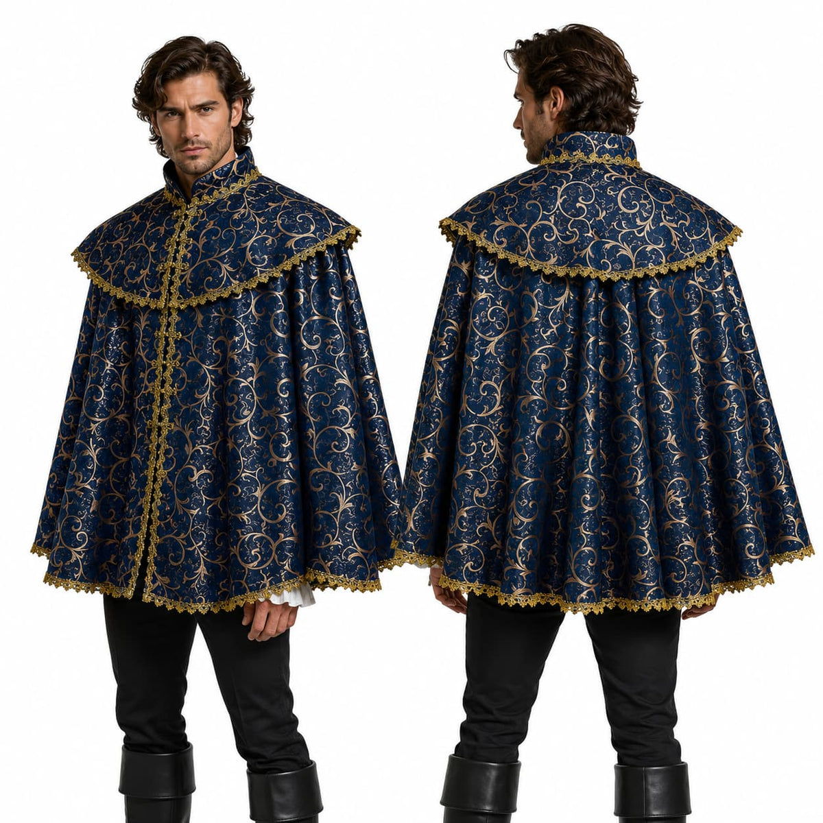 Unisex Medieval Renaissance Noble Prince Cloak