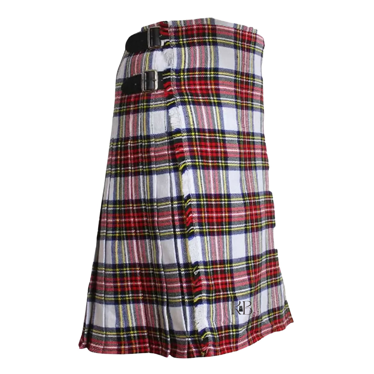 Dress Stewart Tartan Kilt || 8 Yard Handmade 16oz Traditional Kilt