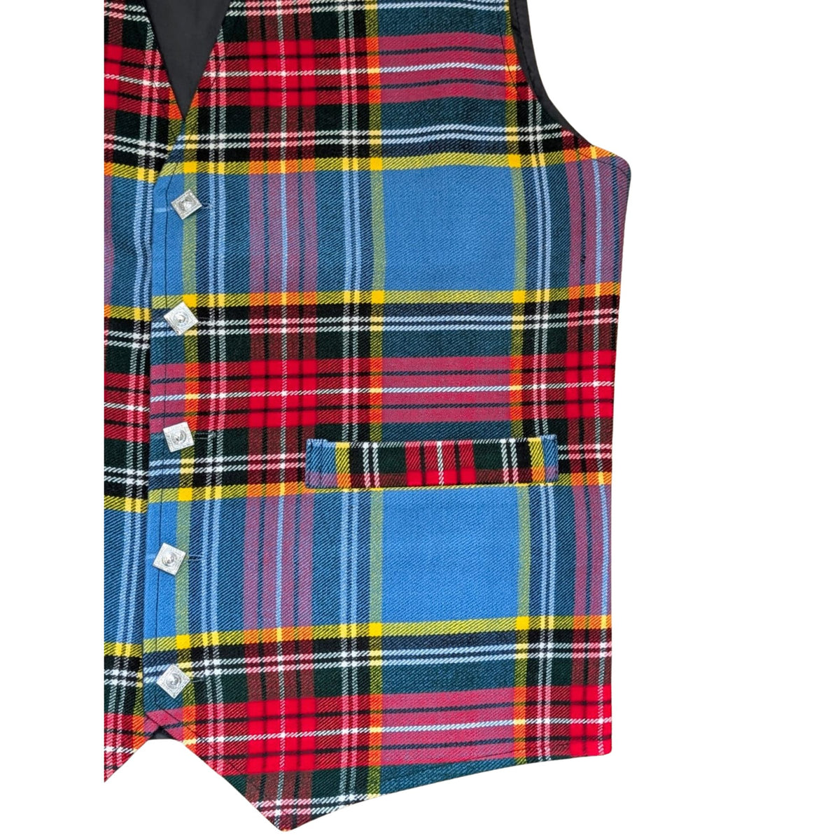 Macbeth Tartan Men’s Waistcoat – Traditional Scottish Plaid Vest for Highland Dress