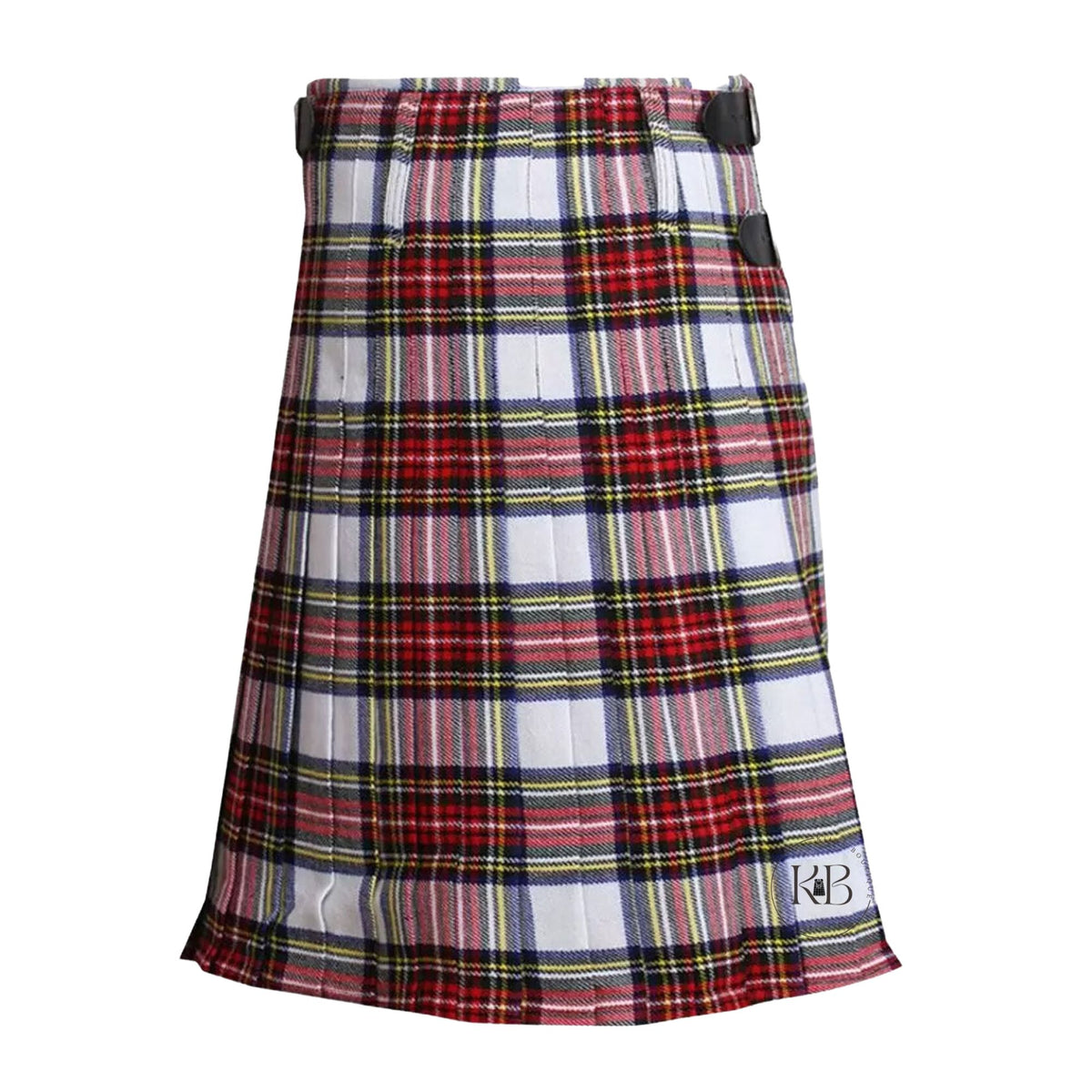Dress Stewart Tartan Kilt || 8 Yard Handmade 16oz Traditional Kilt