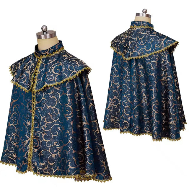 Unisex Medieval Renaissance Noble Prince Cloak