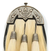 Handmade Scottish Goat Hair Sporran with Thistle Cantle