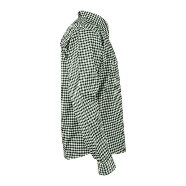 Men’s Bavarian Gingham Shirt Green Check Shirt for Oktoberfest & Casual Wear