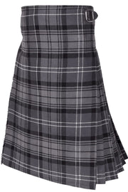 Hamilton Grey Tartan Kilt – Men’s Traditional 8-Yard, 16oz Acrylic Wool