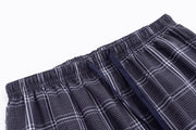 Men’s Plaid Pajama Pants Cotton Sleepwear Elastic Waist Lounge Bottoms