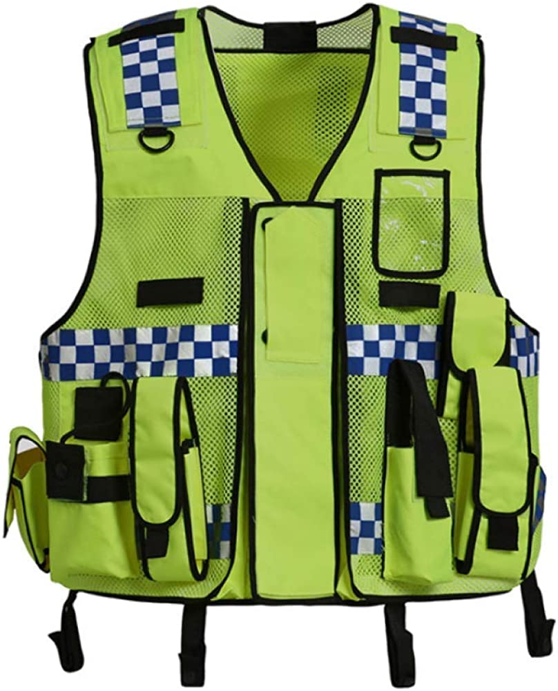 Hi Vis Viz High Visibility Mesh Reflective Safety Vest