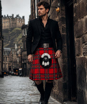 Men’s Premium Scottish Kilt – Traditional Tartan Utility Kilt with Adjustable Straps