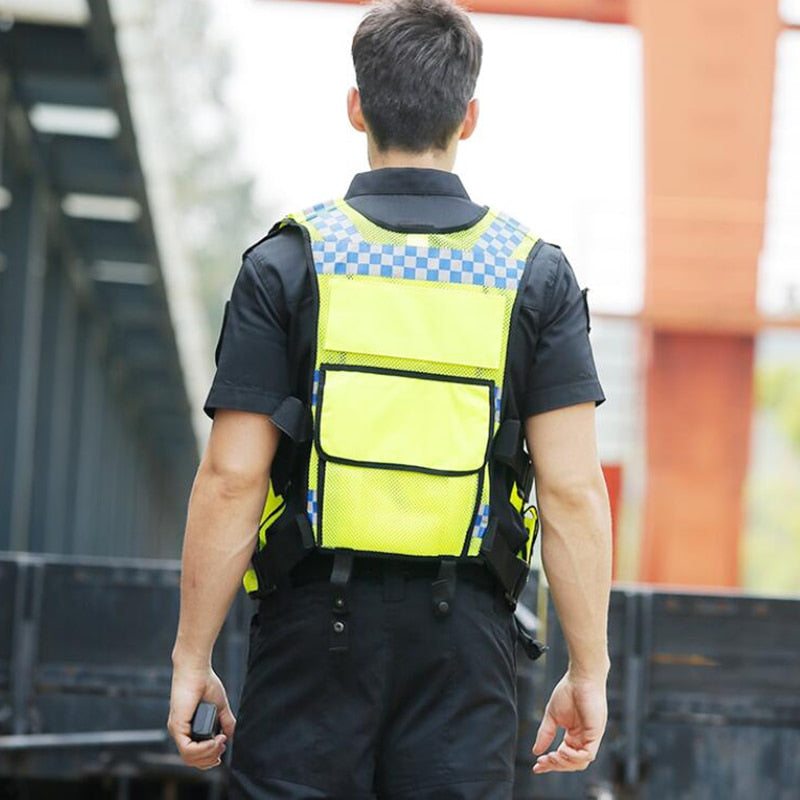 Hi Viz Tactical Vest Enforcement CCTV Tac Vest Security Dog Handler Green | UK Hi Viz Tactical Vest Enforcement CCTV Tac Vest Security Dog Handler Green | UK