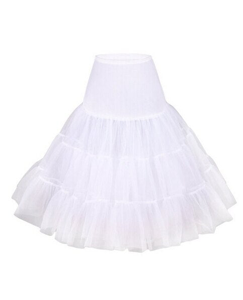 Puffy Short Organza Halloween Women Crinoline Vintage Bridal Petticoat