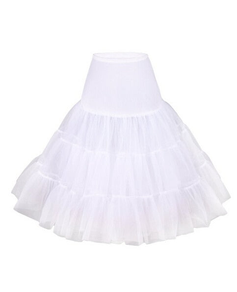 Puffy Short Organza Halloween Women Crinoline Vintage Bridal Petticoat