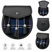 Heritage Of Scotland Tartan Kilt Set for Men, Scottish Highland Outfit with Sporran Belt Buckle & Kilt Pin