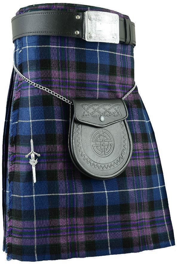 Black Watch Tartan Utility Kilt – Traditional Style with Modern Comfort