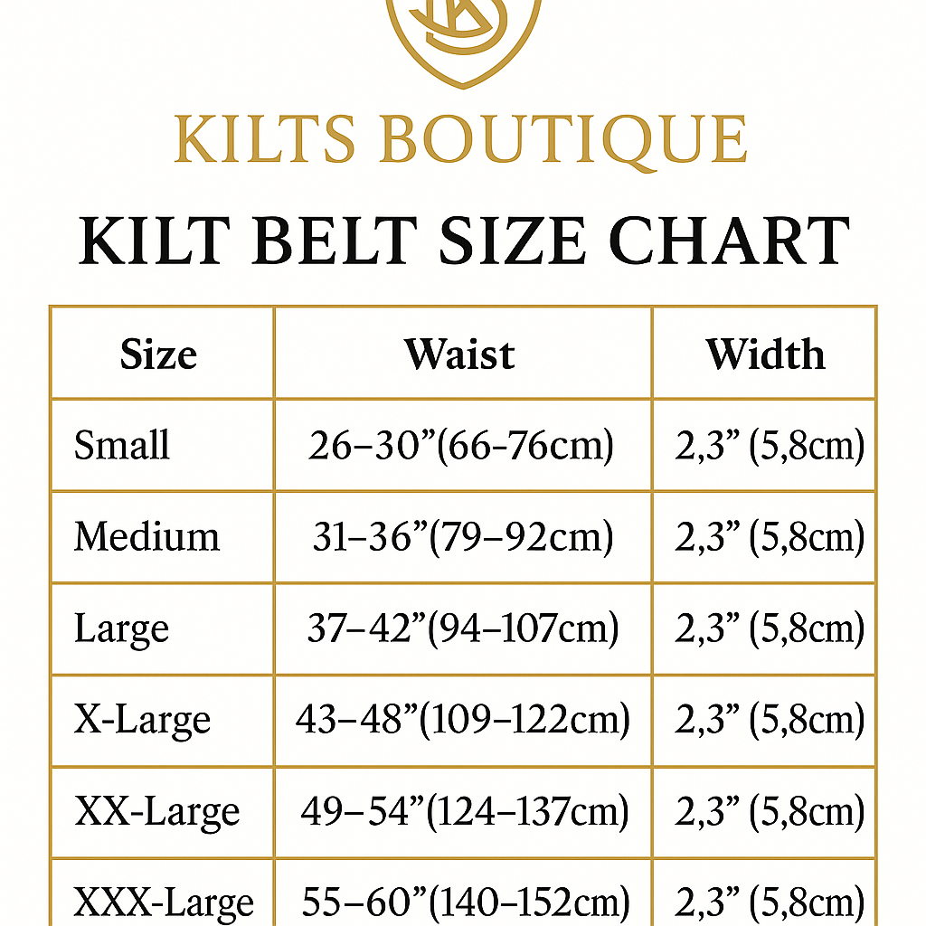 Black Leather Kilt Belt Celtic Embossed Scottish Thistle Highland Belt