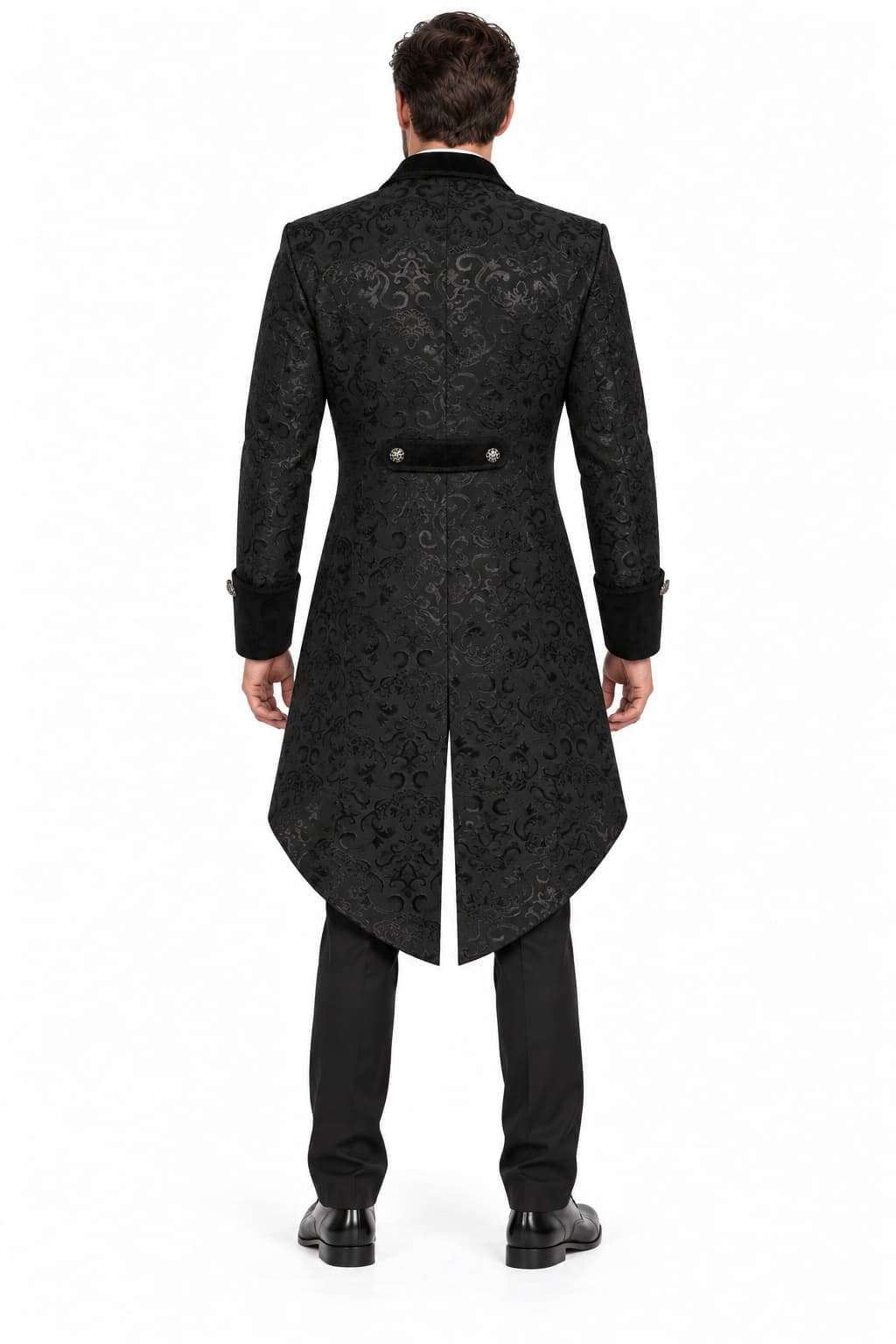 Men’s Black Gothic Steampunk Tailcoat | Victorian Style Coat