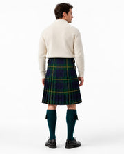 8 Yard Clan Johnstone Modern Tartan Kilt for Men – Traditional Scottish Highland Kilt