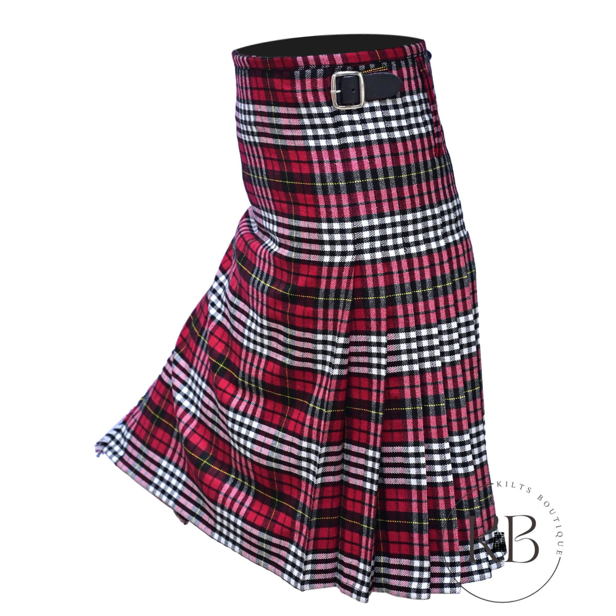 Scottish Men's Morton Tartan Traditional  8 Yard Kilt 16oz