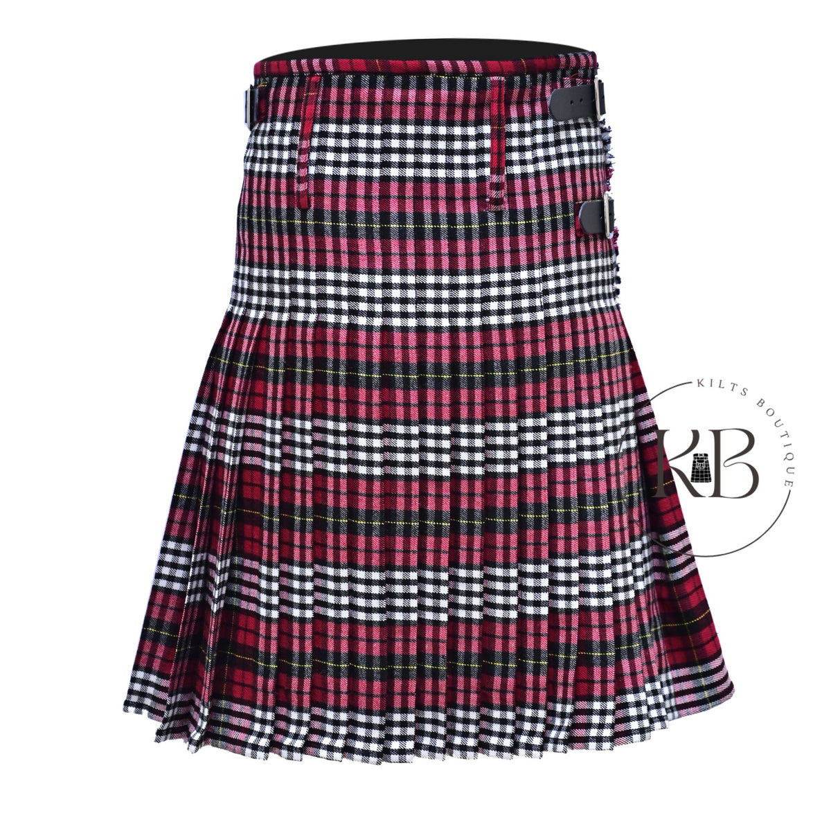Scottish Men's Morton Tartan Traditional  8 Yard Kilt 16oz