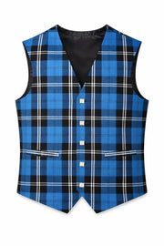 Ramsay Blue Tartan Argyll Waistcoat – 5 Button Scottish Vest
