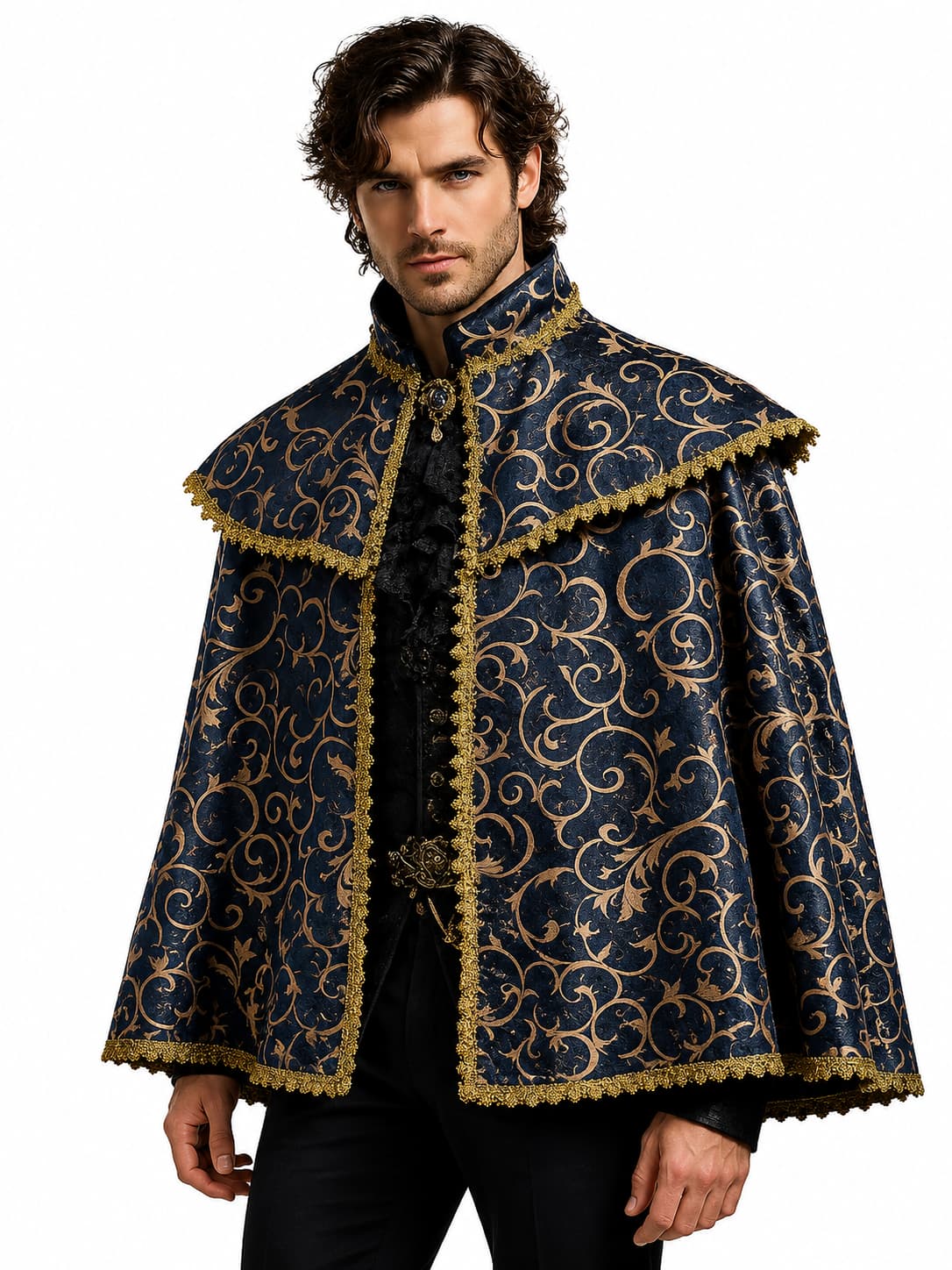 Unisex Medieval Renaissance Noble Prince Cloak
