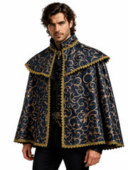 Unisex Medieval Renaissance Noble Prince Cloak