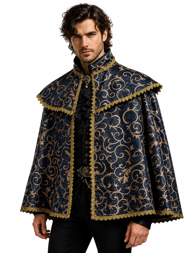Unisex Medieval Renaissance Noble Prince Cloak
