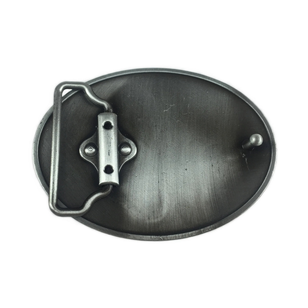 Cowboy Rider Zinc alloy Lucky Luke horse driver belt buckle pewter finish 4cm width loop