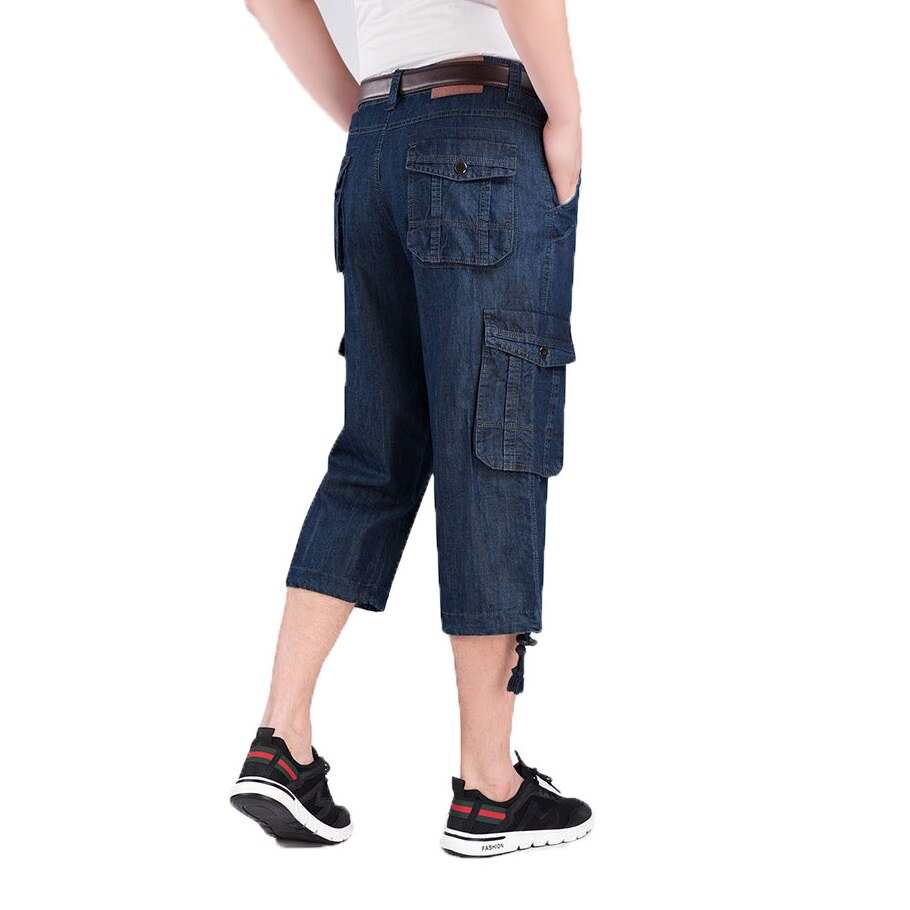 Jeans Shorts  Summer Breeches Multi Side Pocket Casual Bermuda