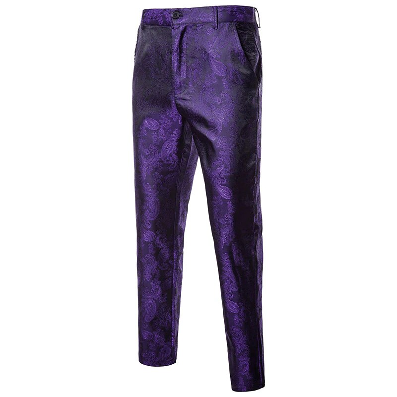 Punk Gothic Men Party Performance Steampunk Cosplay Victorian Pants