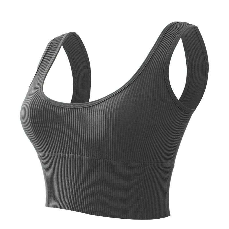 Women Tank Tops Streetwear Push Up Cropped Top