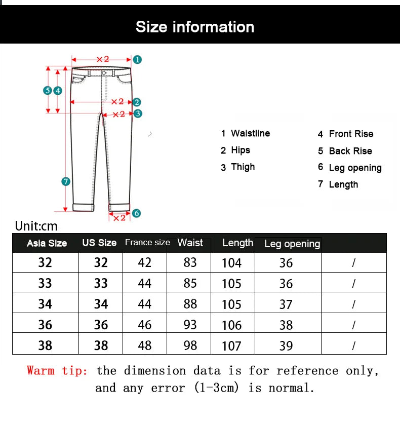 New Men Classic Jeans Jean Homme Pantalones Hombre Men Mannen Soft Denim