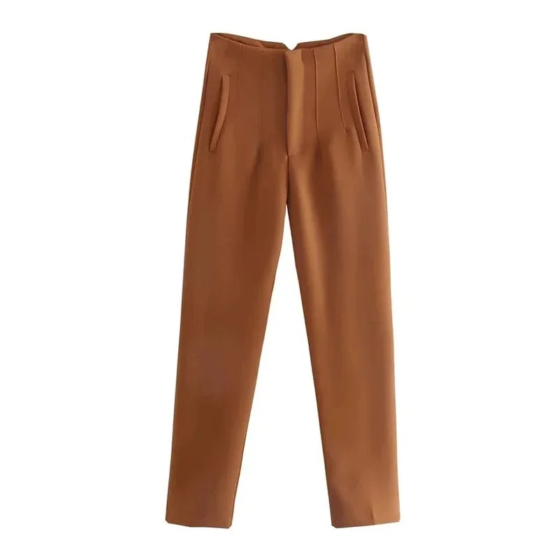 High waist Pants for Women Formal Pants Office outfits Pencil Trousers