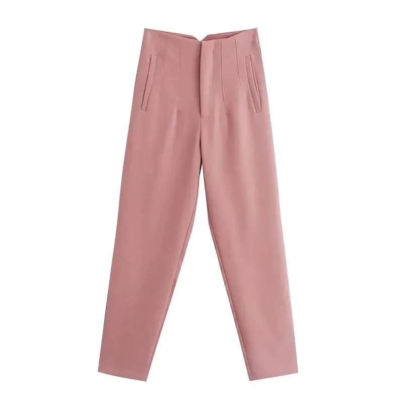 High waist Pants for Women Formal Pants Office outfits Pencil Trousers
