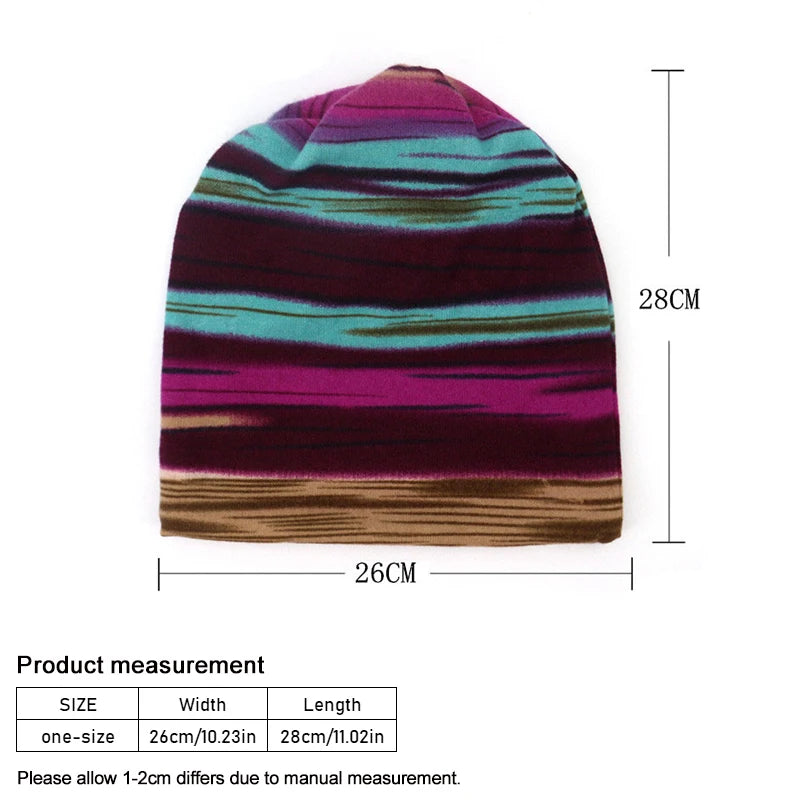 Autumn Winter Beanie Hat Men Women Thin Knitted Hats Skullies Beanies Flannel Warm Bonnet Unisex Multifunction Hedging Cap