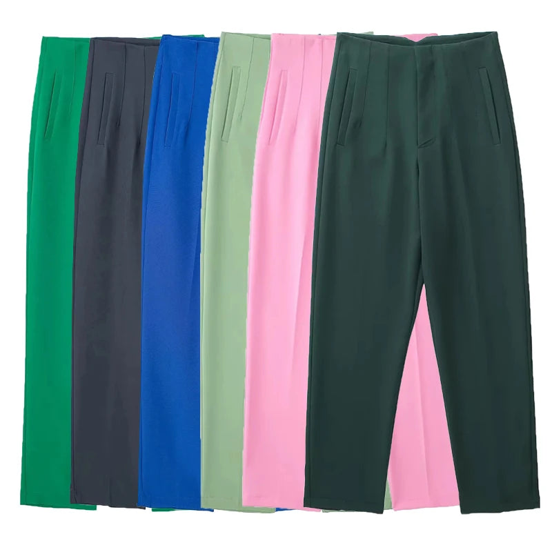 High waist Pants for Women Formal Pants Office outfits Pencil Trousers