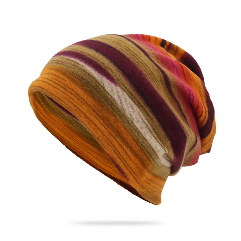 Autumn Winter Beanie Hat Men Women Thin Knitted Hats Skullies Beanies Flannel Warm Bonnet Unisex Multifunction Hedging Cap