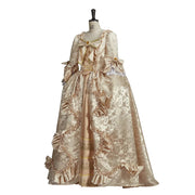 Vintage-style dress on a mannequin with 'Legend' branding in the corner.