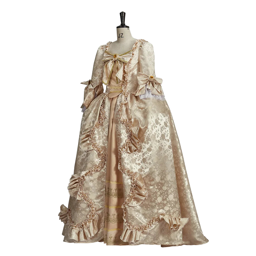Vintage-style dress on a mannequin with 'Legend' branding in the corner.