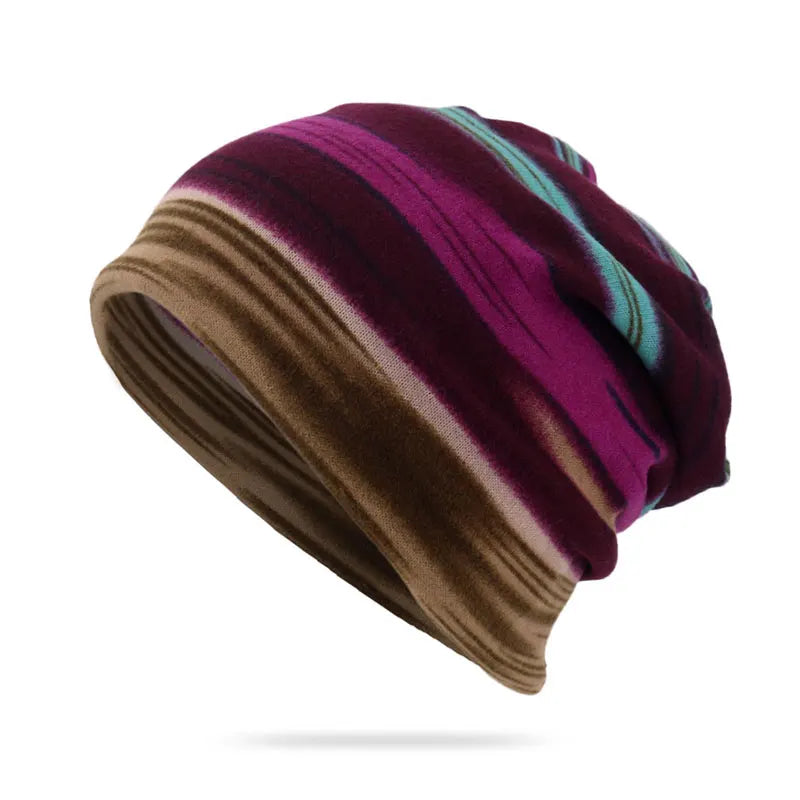 Autumn Winter Beanie Hat Men Women Thin Knitted Hats Skullies Beanies Flannel Warm Bonnet Unisex Multifunction Hedging Cap