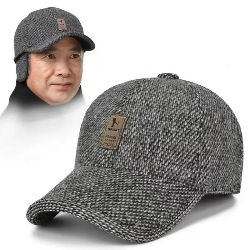 Cotton Hat Men's Hat Autumn & Winter Windshield Baseball Hat