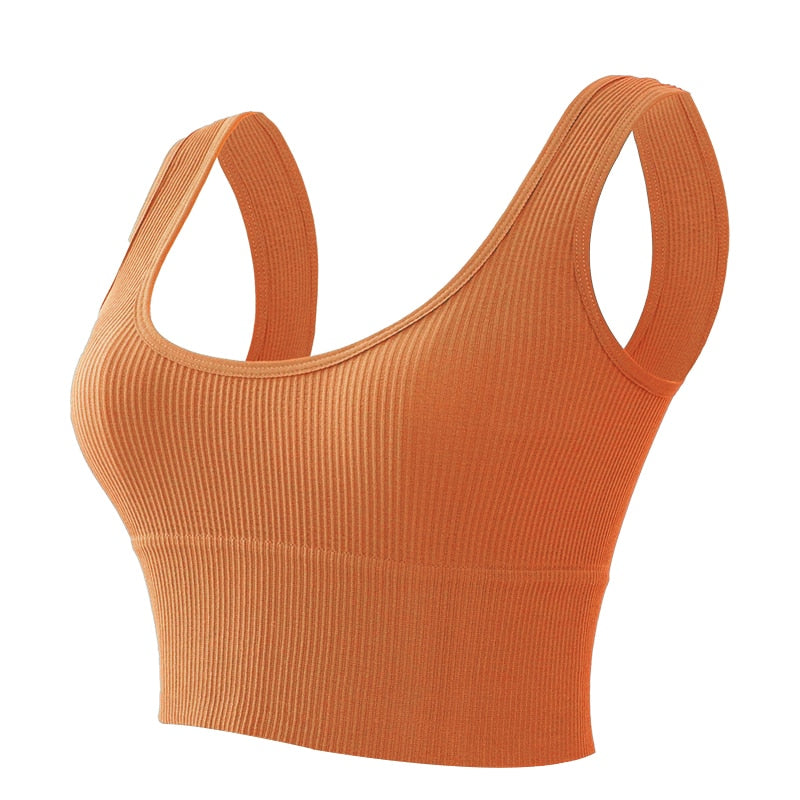 Women Tank Tops Streetwear Push Up Cropped Top