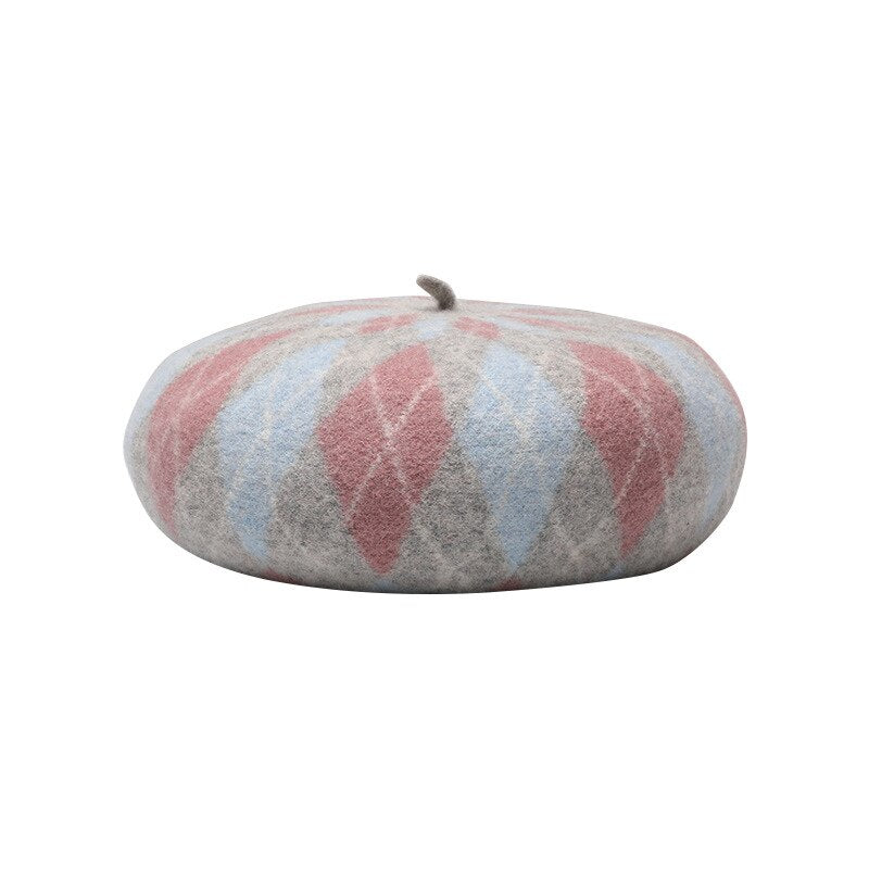 Wool Beret for Women Cashmere Caps
