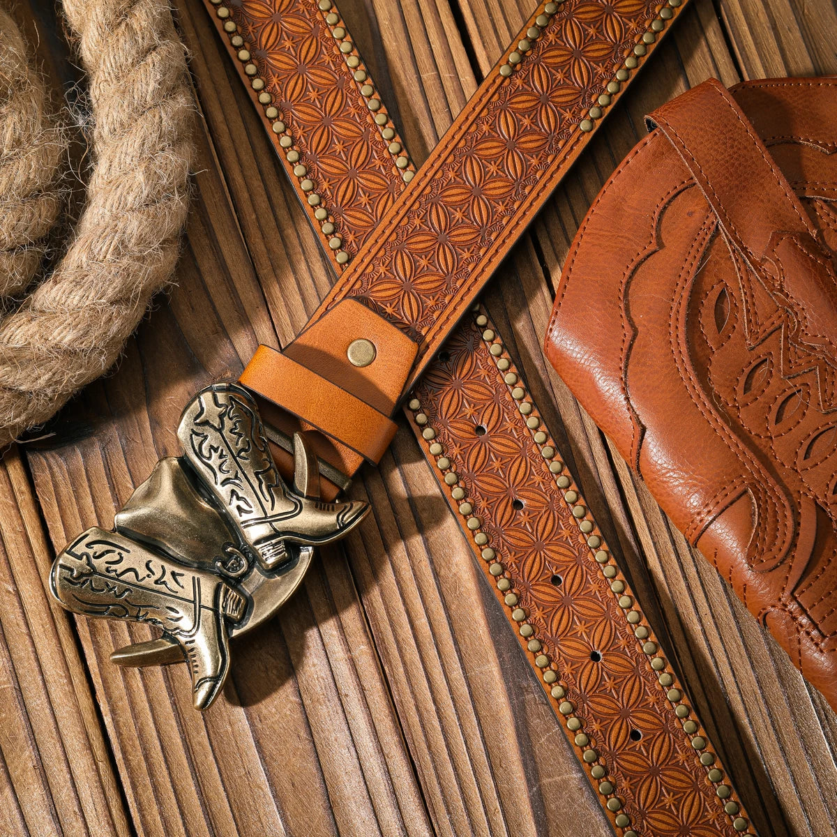 Casual Retro PU Belt – Unisex Western-Style Waist Accessory with Metal Buckle Unisex