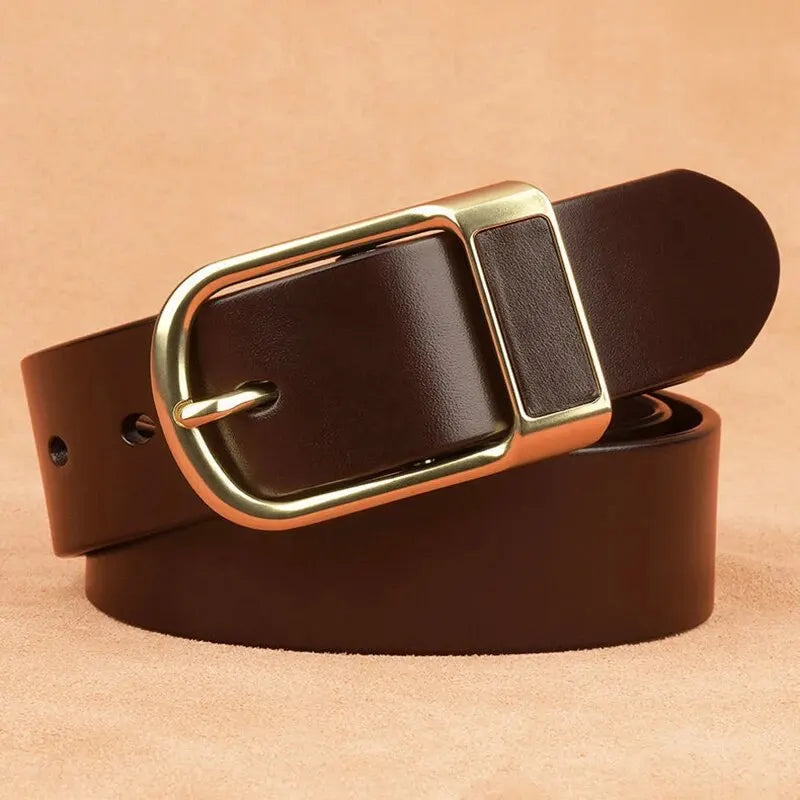 High-Quality Men's Pu Leather Belt with Buckle, Perfect for Jeans, Casual & Office Wear