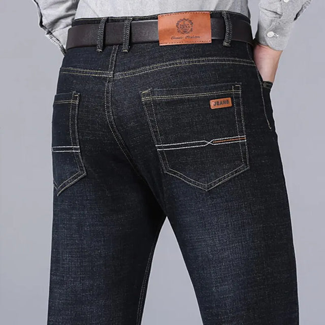 New Men Classic Jeans Jean Homme Pantalones Hombre Men Mannen Soft Denim