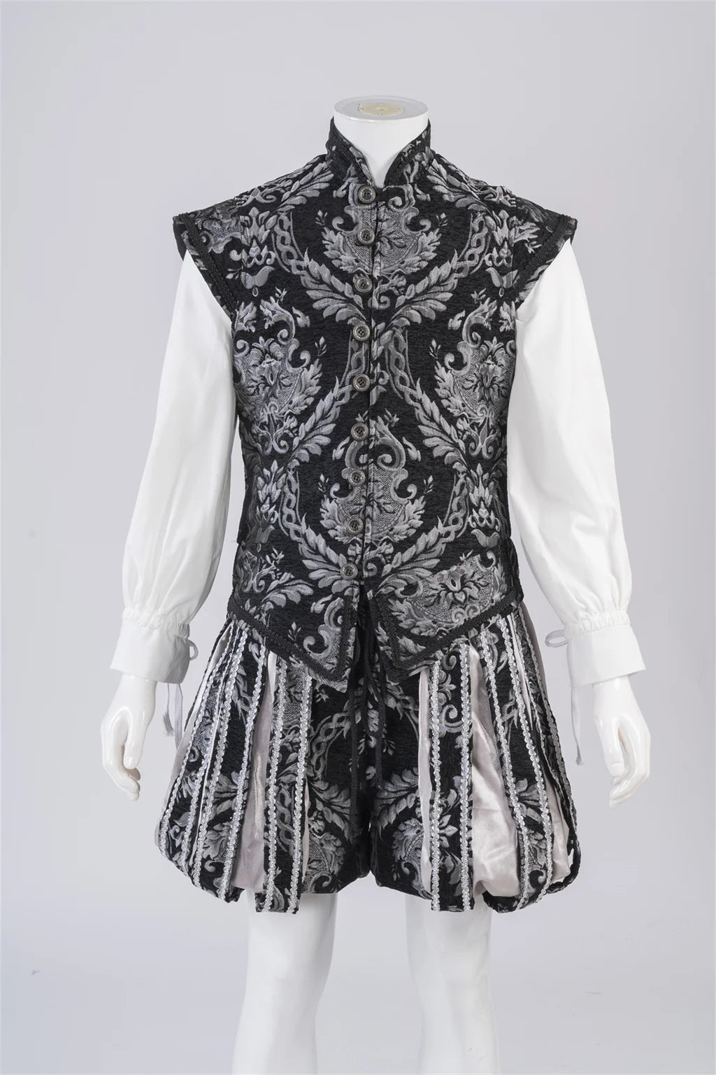 Men’s 15th‑Century Tudor Prince & King Renaissance Costume Vest & Pants Set – Authentic Elizabethan Outfit