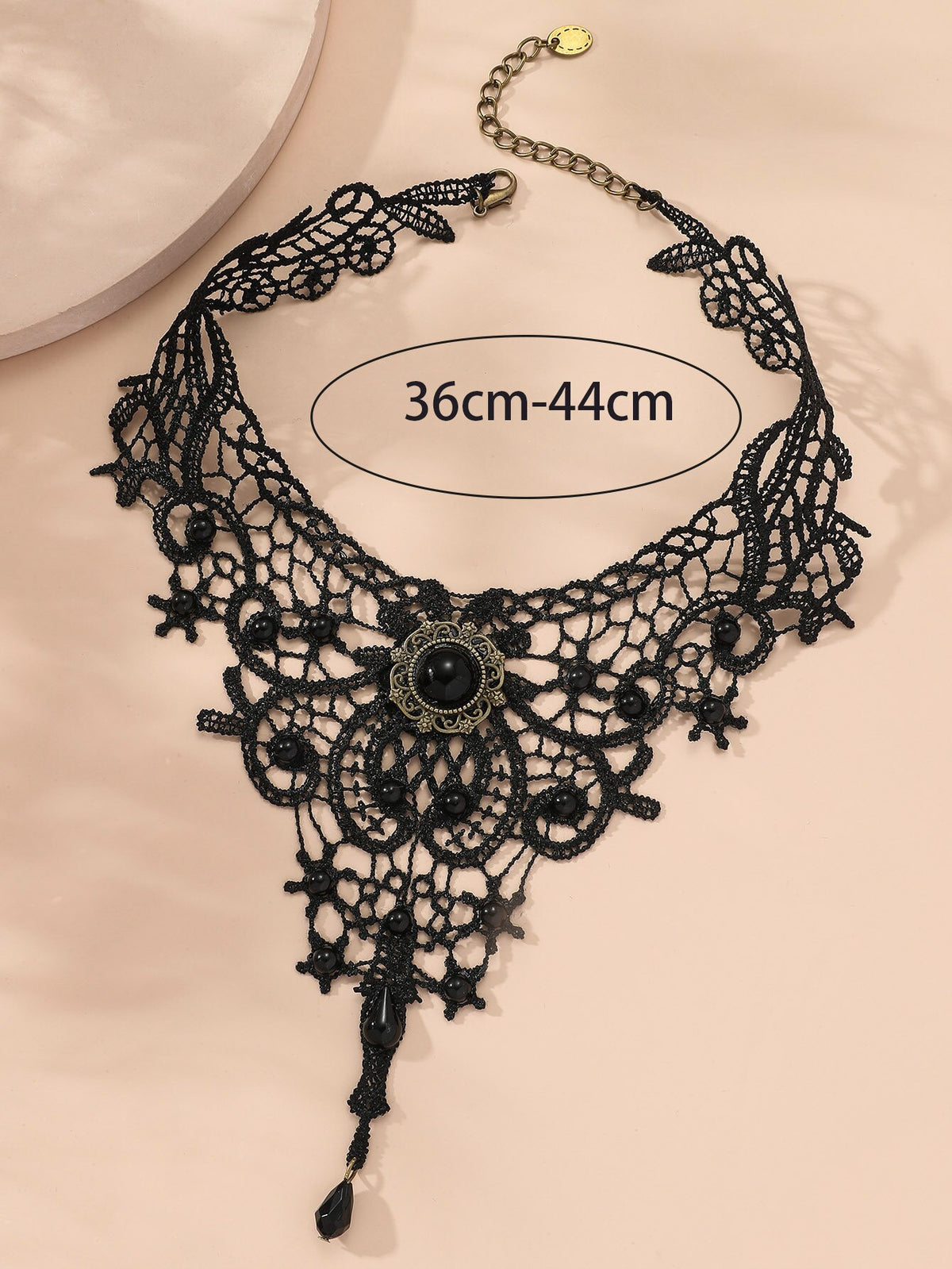 Lace Ladies Necklace Women's Exaggerated Black Clavicle Chain Collar