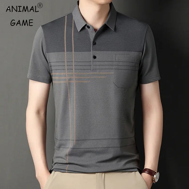 Polo Shirts for Men Casual Short Sleeve Slim Fit